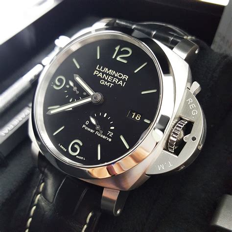 panerai luminor 1950 3 days gmt power reserve automatic 44mm|Panerai Luminor marina 1950.